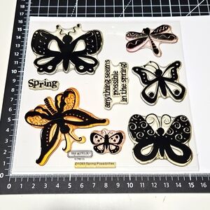 Spring Possibilities CTMH Clear stamp set my Acrylix